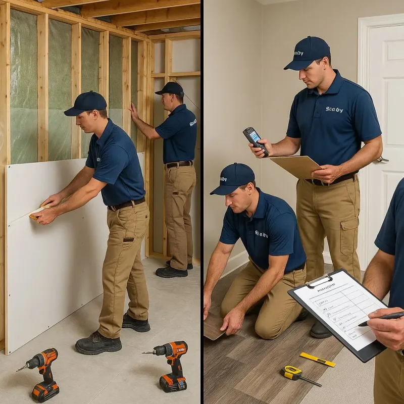 Repairs and Reconstruction process in Sanpete County, UT